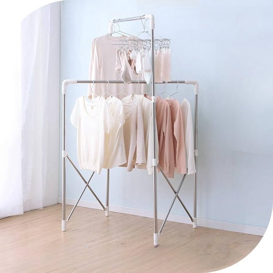 Amazon.co.jp : 物干し 室内 折りたたみ 物干しスタンド コンパクト